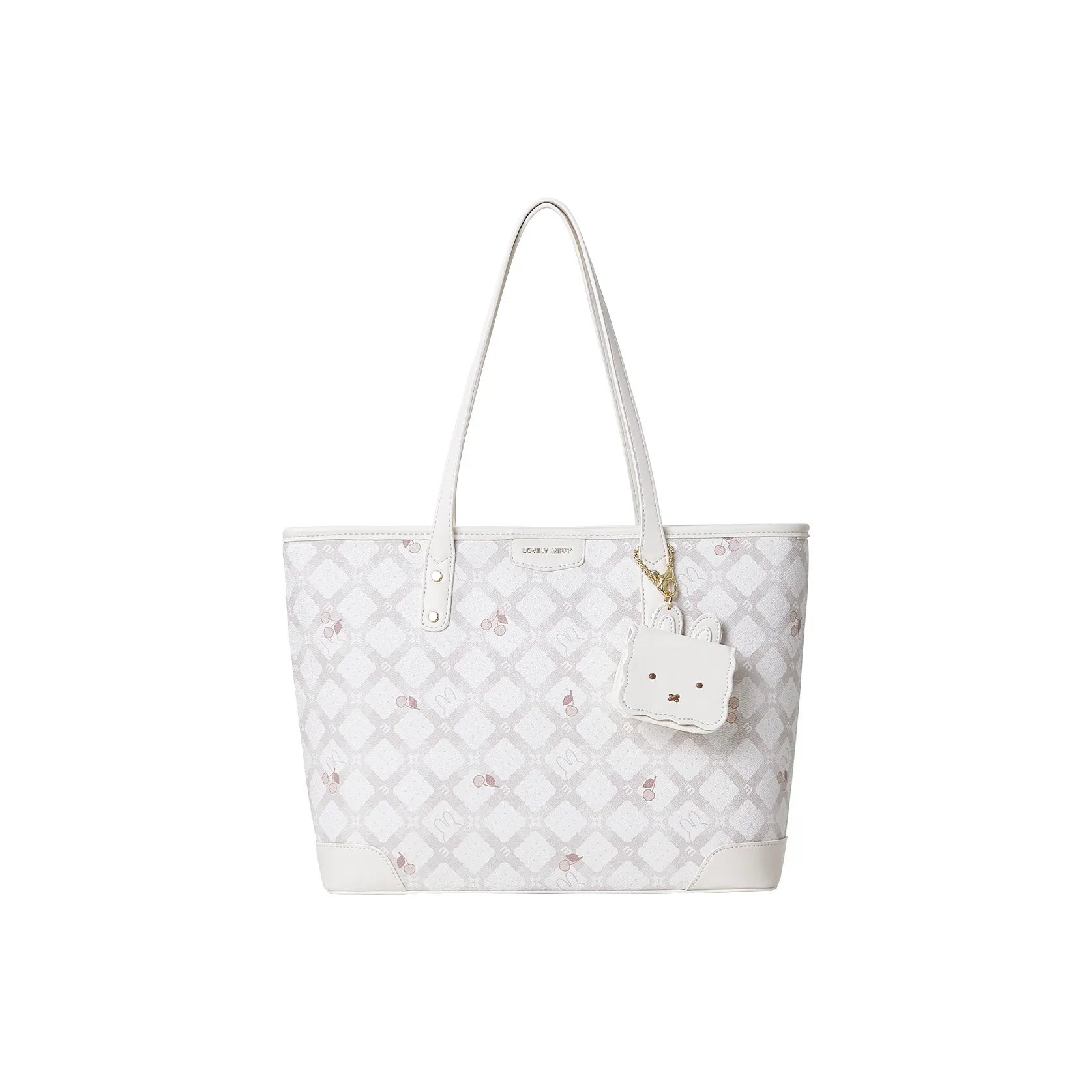 MIFFY Сумка через плечо из синтетической кожи сумка через плечо большая женская белая розовая