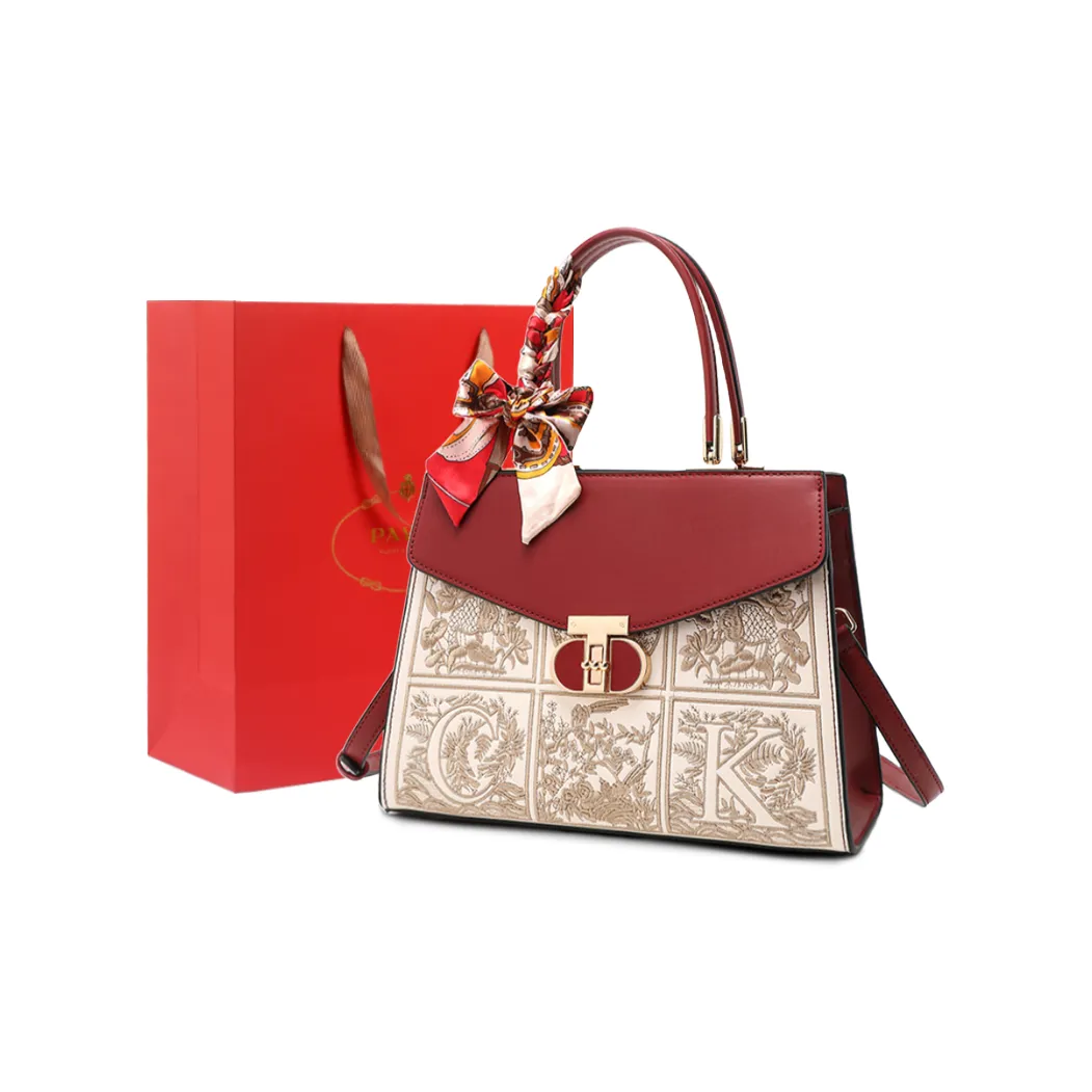 PAYOT ПУ (полиуретан) Сумка для свадьбы Сумка через плечо Сумка обычная Женская Бургунди