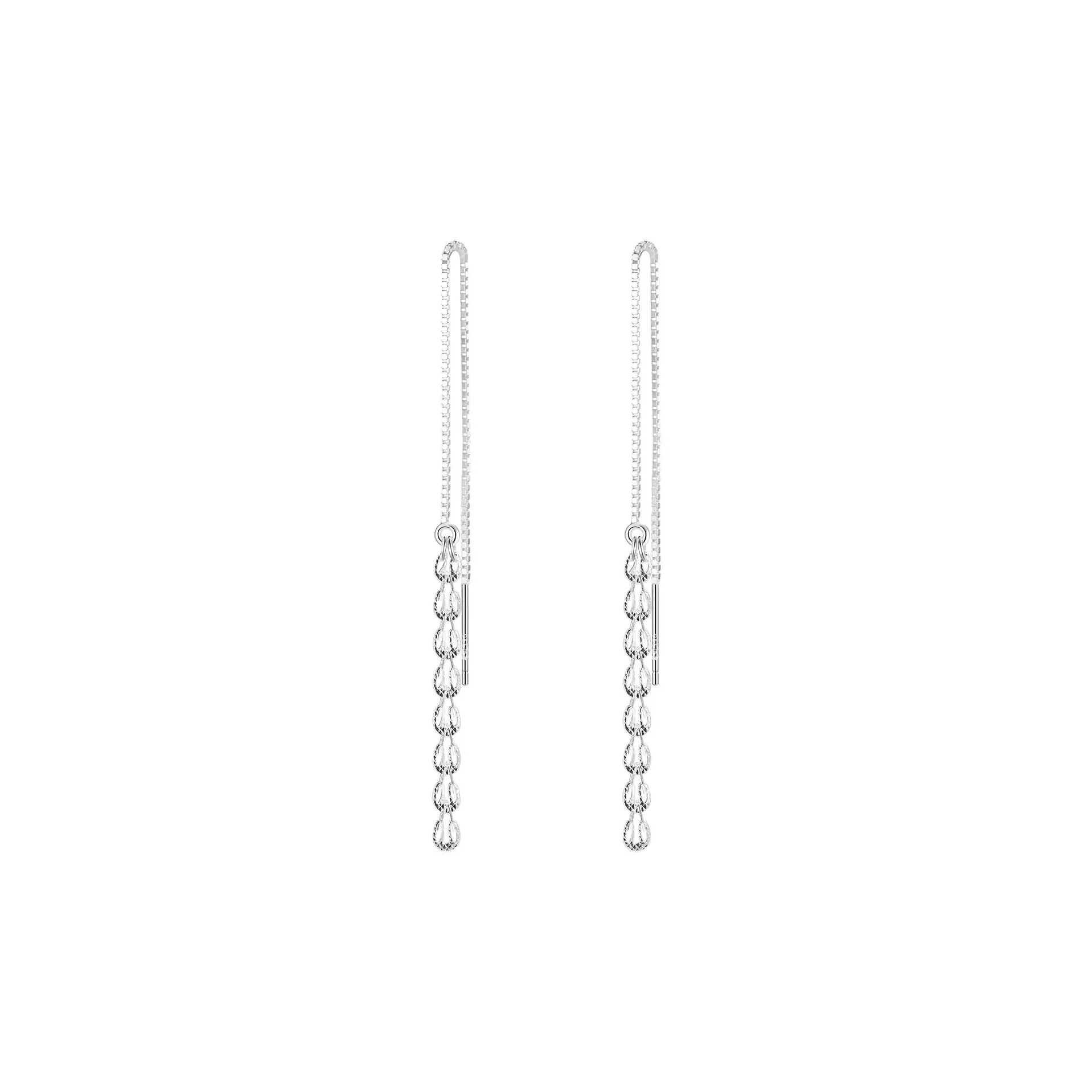 LIANDUO S990 Серебряные Серьги-подвески Женские Удачи