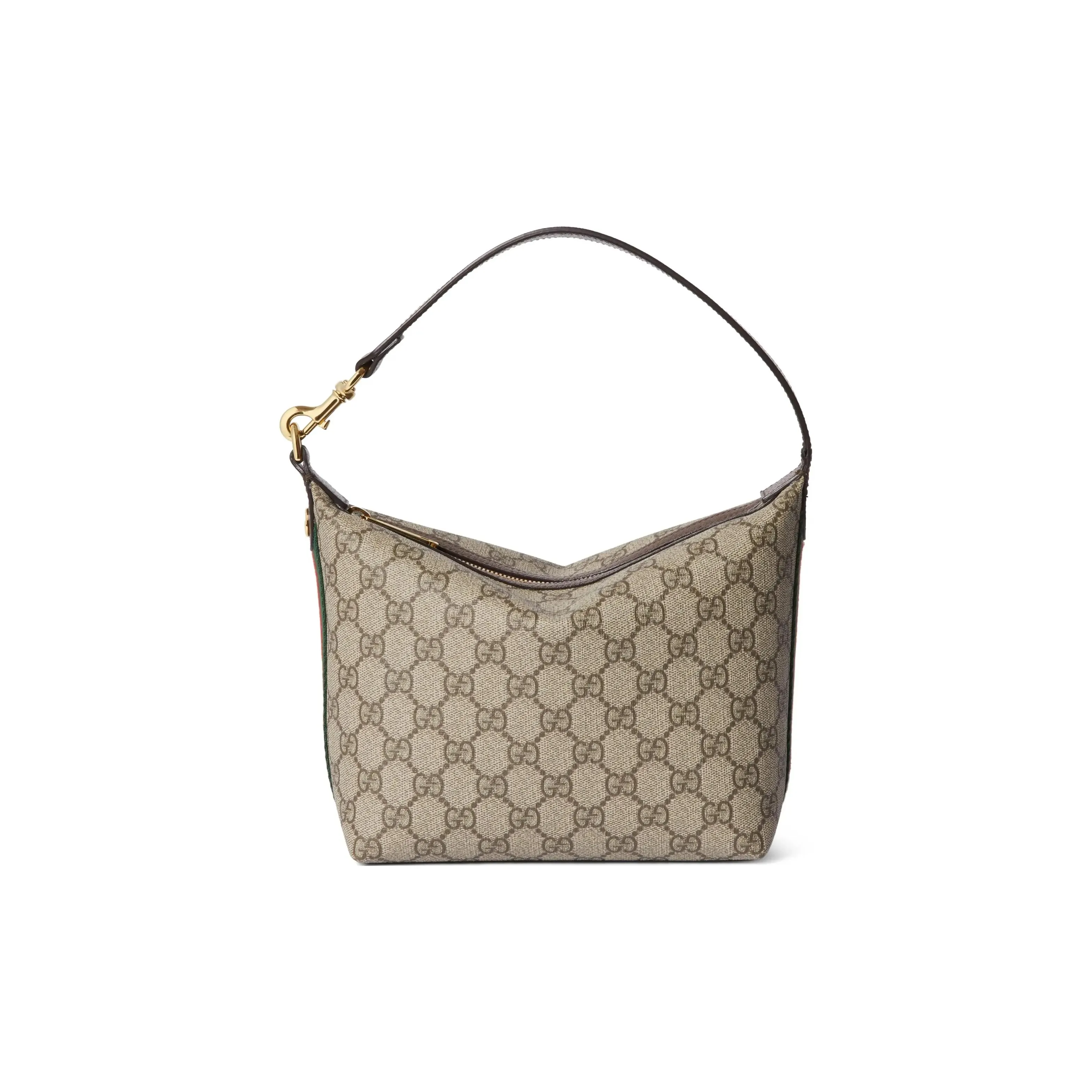 GUCCI Ophidia Supreme Canvas Handbag Shoulder Bag Women's Brown