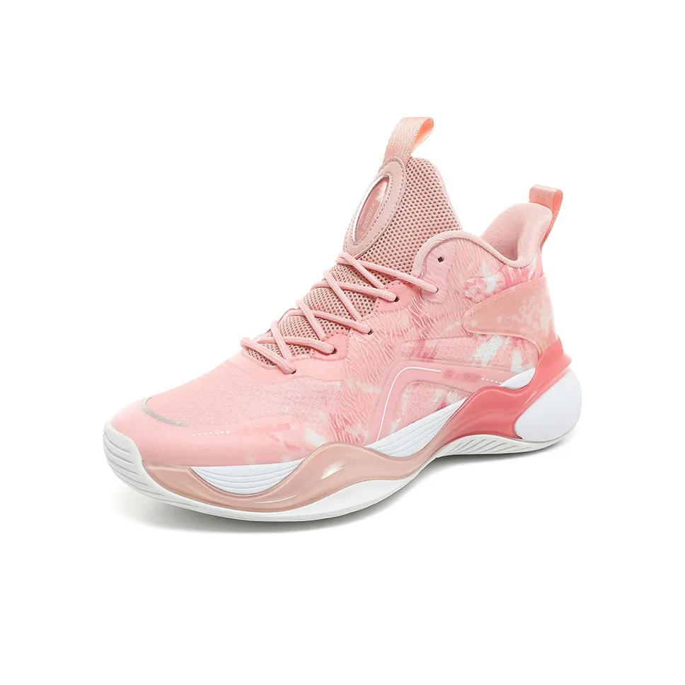 IVERSON Anti-Slip Wear-Resistant Low-Top Basketball Shoes Unisex Cherry Blossom Pink