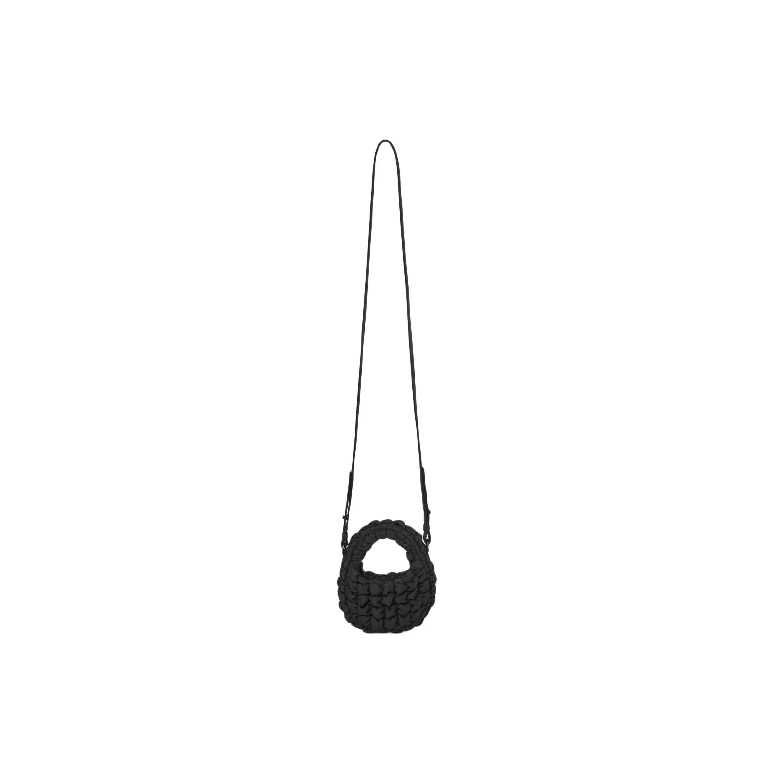 COS Polyester Cloud Bag, Shoulder Bag, Crossbody Bag Mini Women's Black
