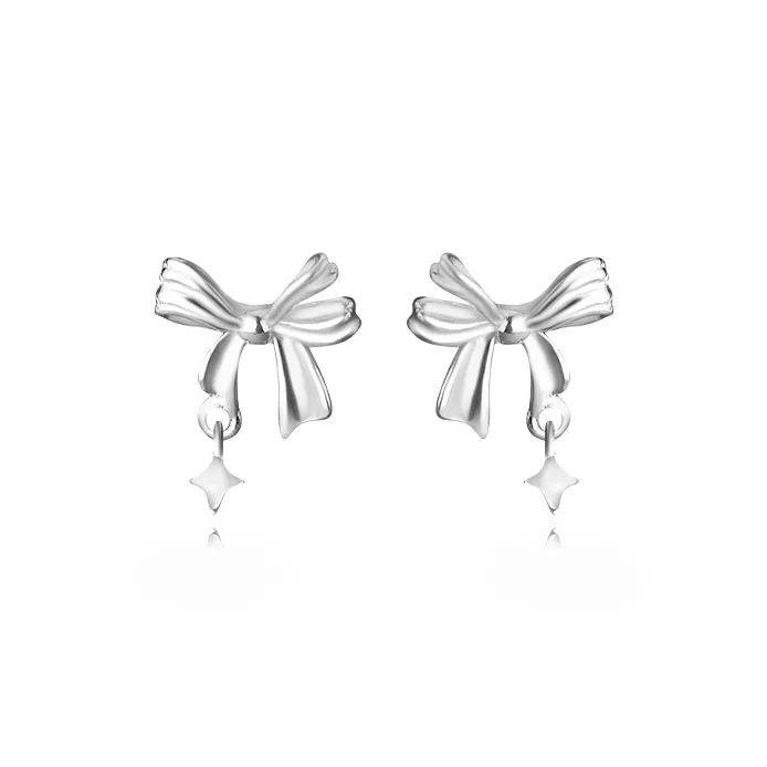 MUYAN Сплав Нерегулярные Серьги с бантом Женские