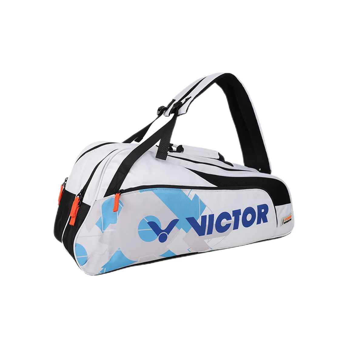 VICTOR Club Series Полиэстер Спортивный Сумка Унисекс Ярко-Белый Рододендрон Фиолетовый