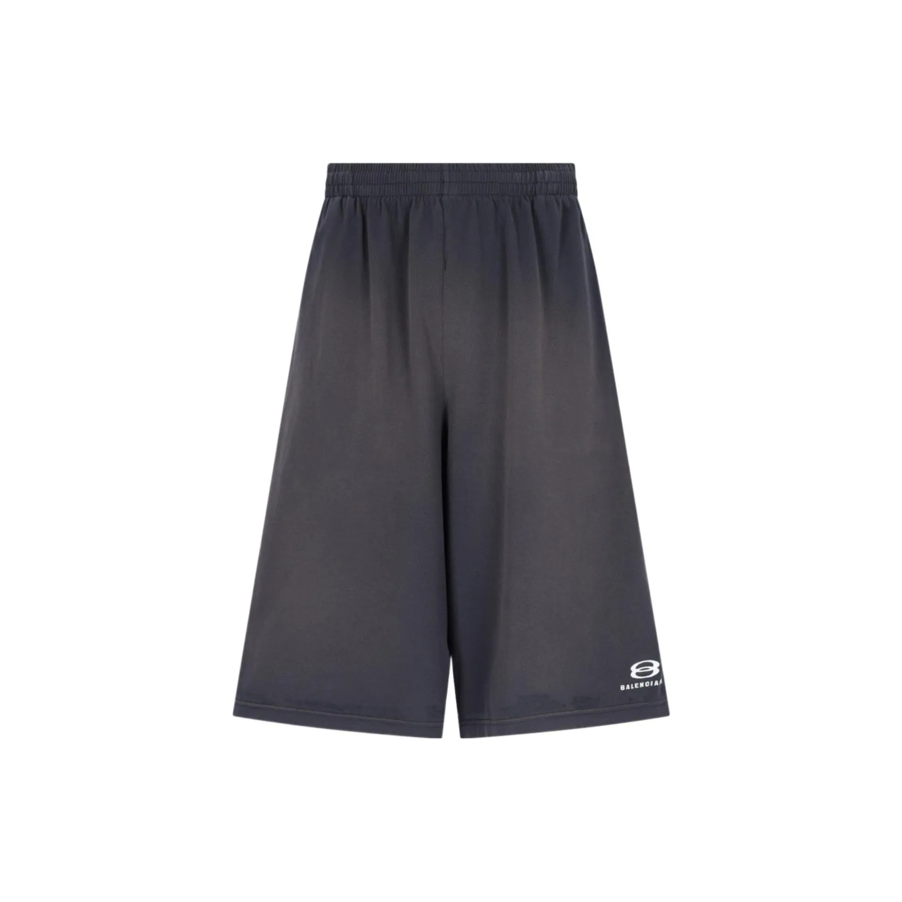 Balenciaga Large Shorts 'Faded Black/White'