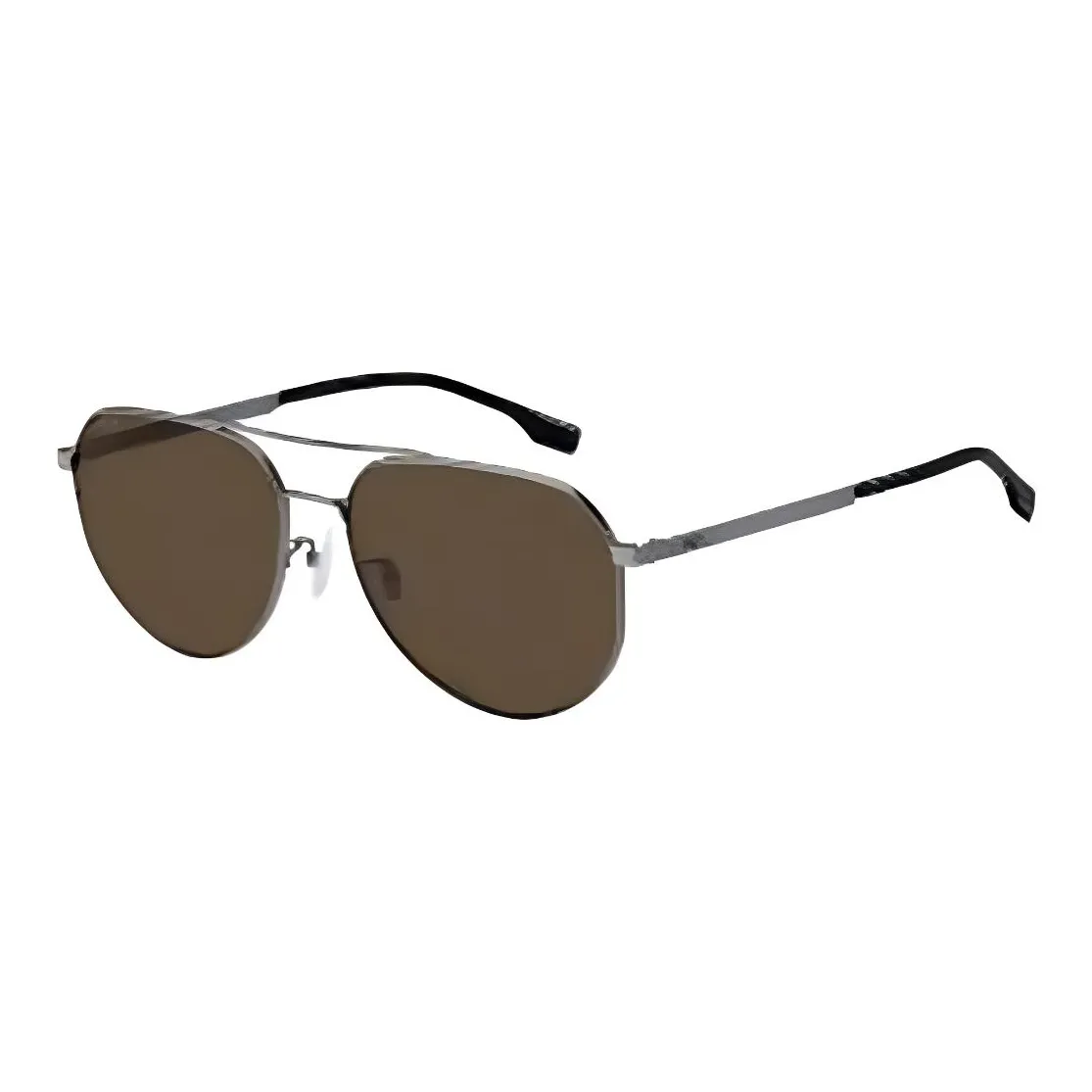 HUGO BOSS   Aviator Sunglasses Men's Gray