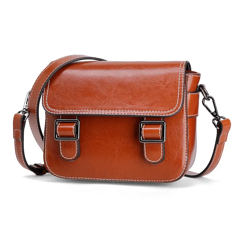 TTaG．baG Сумка из коровьей кожи сумка через плечо сумка на плечо стандартная женская коричневая