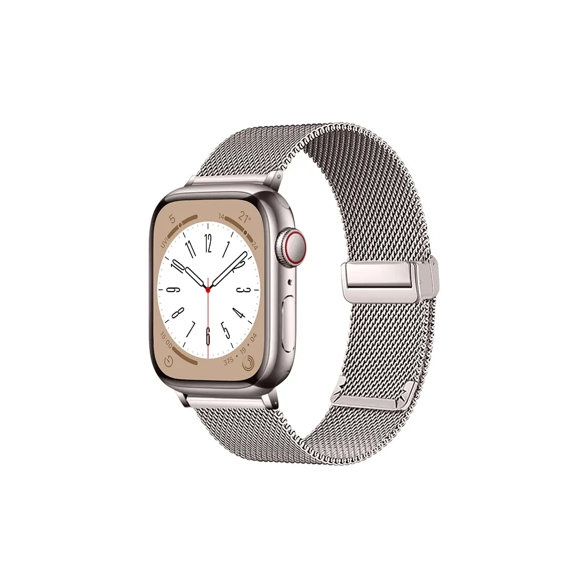 Yu Qing Ремешок Apple Совместимость Металл 41 мм