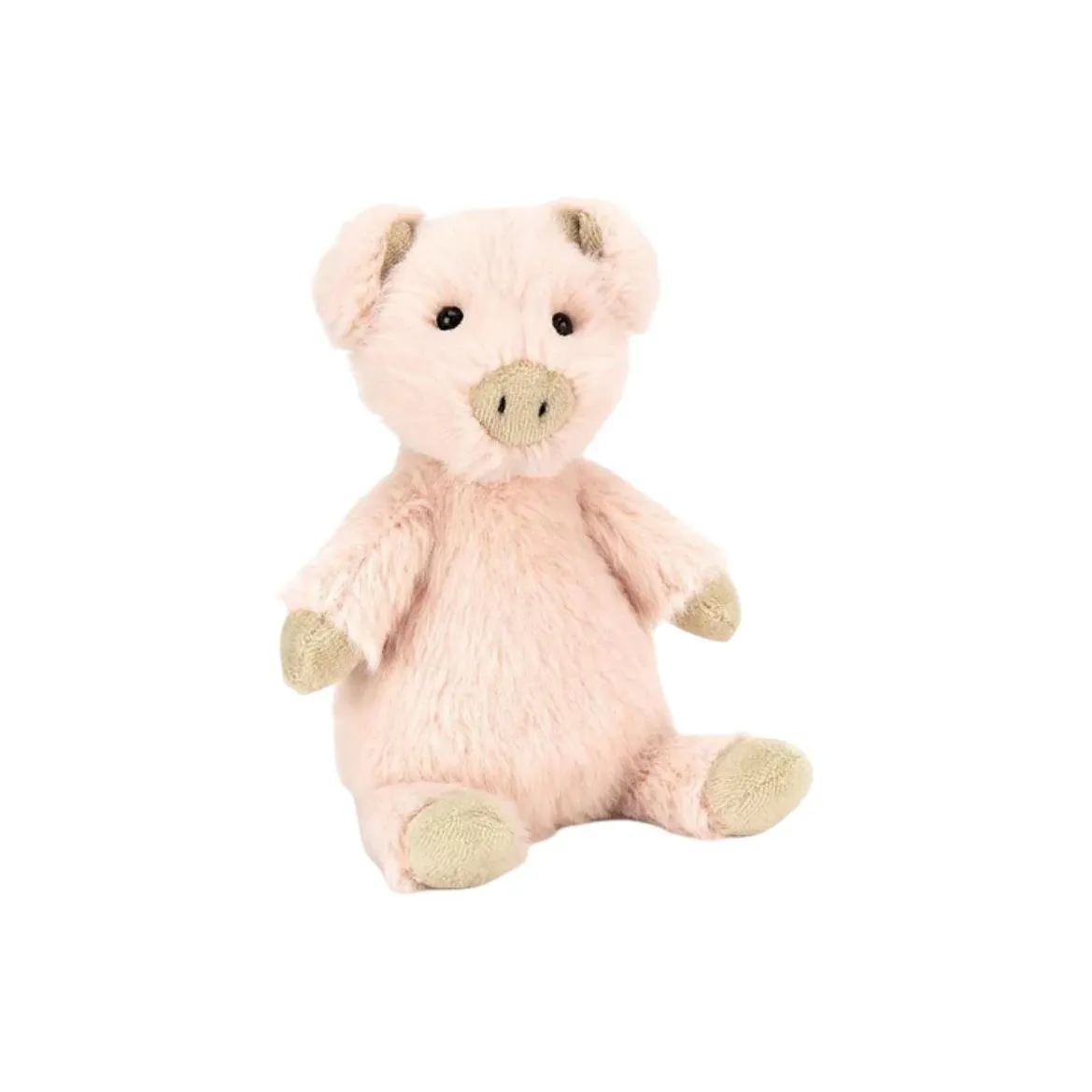 JELLYCAT Farm Animal Collection Chewing Piglet Pink Dolls Plush Doll 21cm Height In Sitting Posture