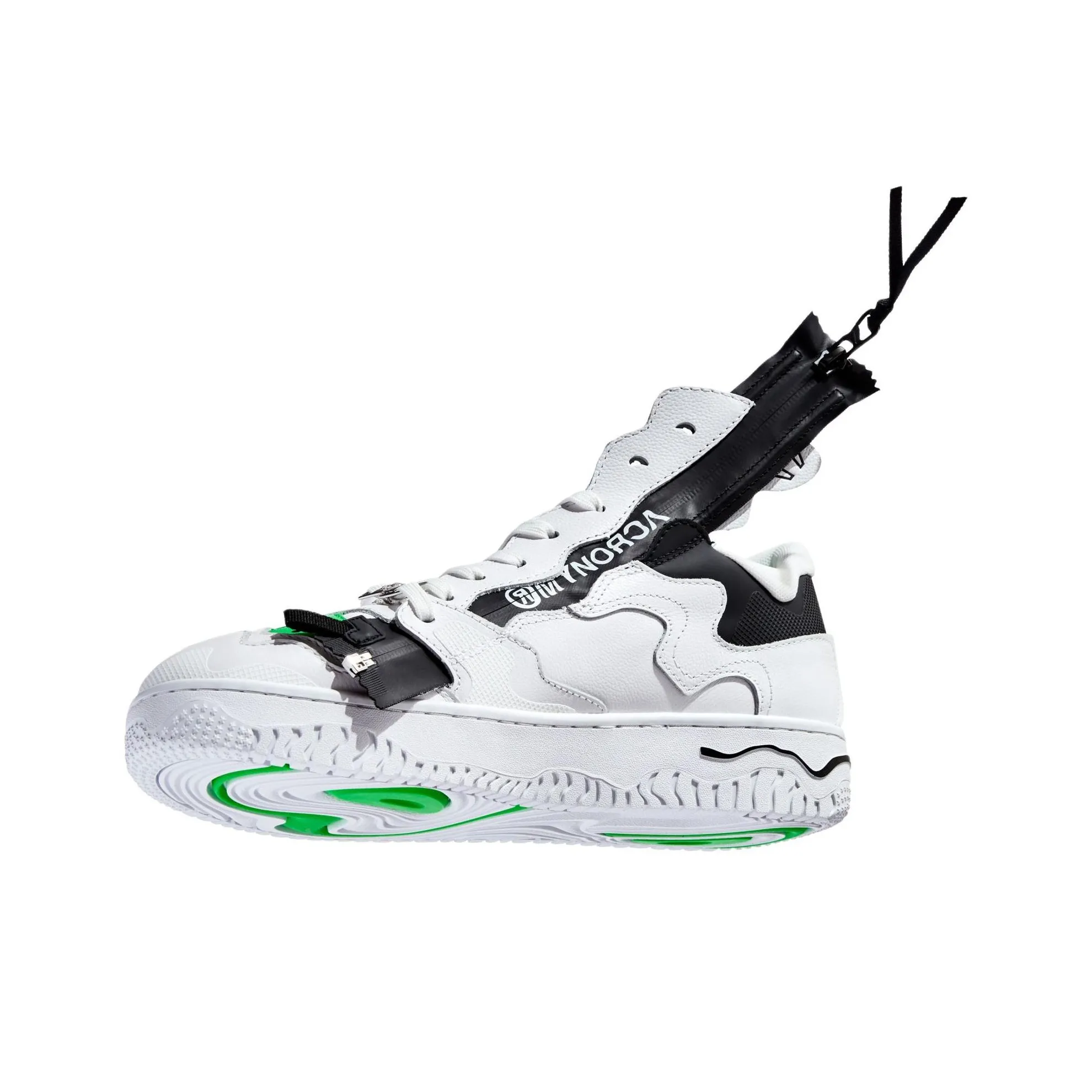 MSCHF SUPER NORMAL ACRONYM AG Skateboard Shoes Unisex White Green