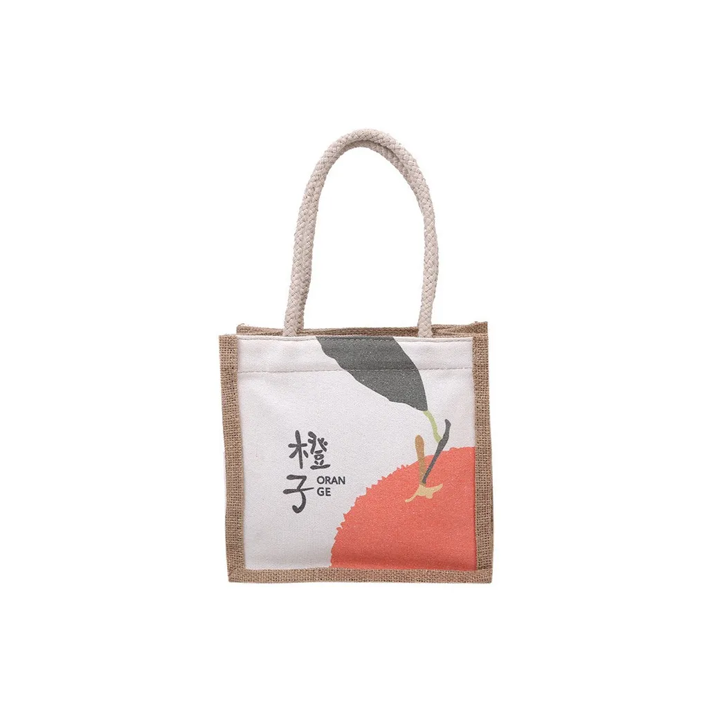 Do Dower Special Handbag Regular Unisex Orange/Strawberry/Puffy Market