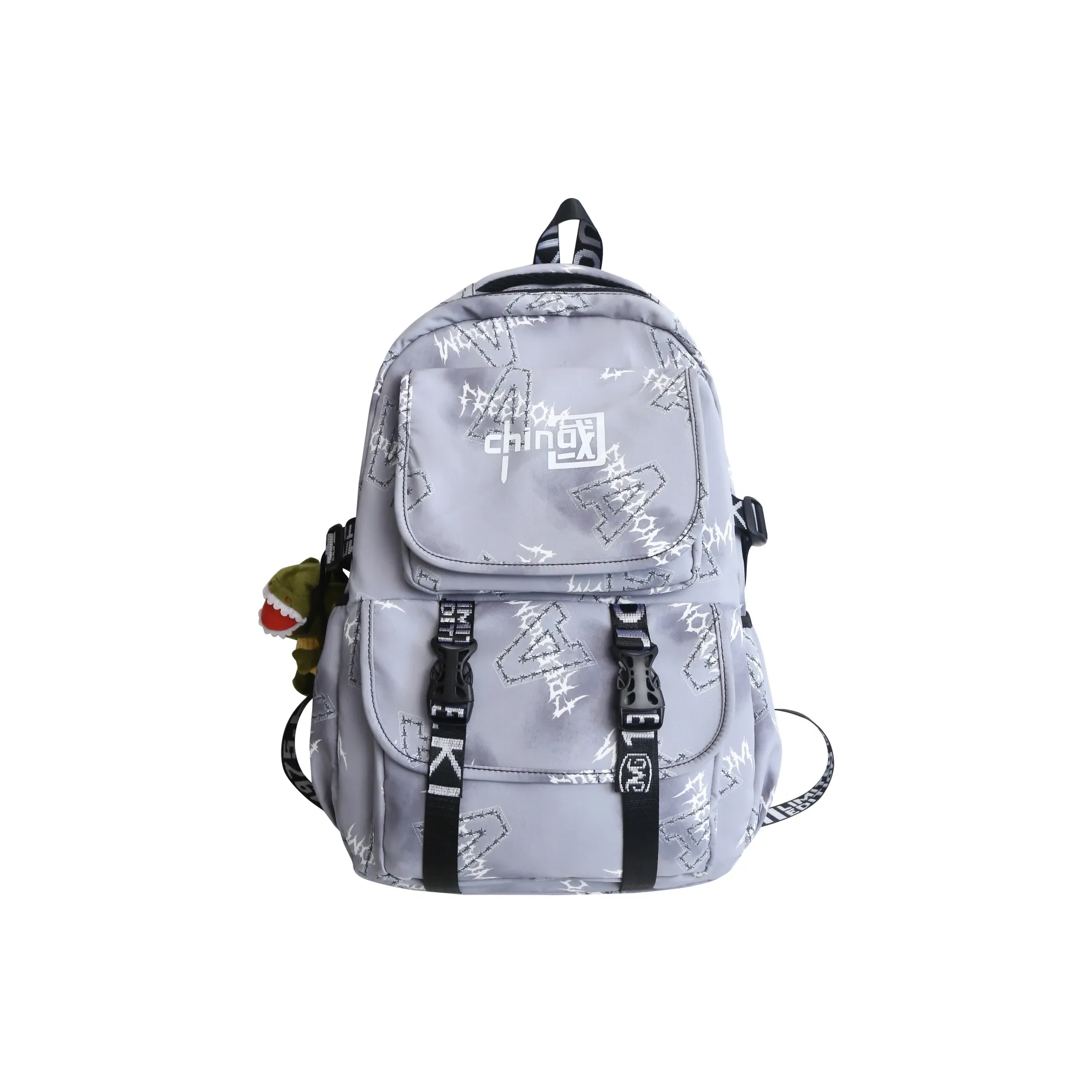 BAODIDAISHU Nylon Backpacks Regular Unisex Multicolor