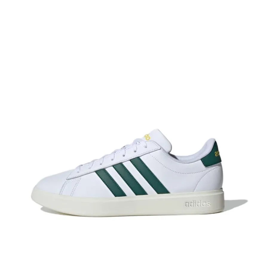 Adidas Grand Court Cloud White Collegiate Green Utility Yellow