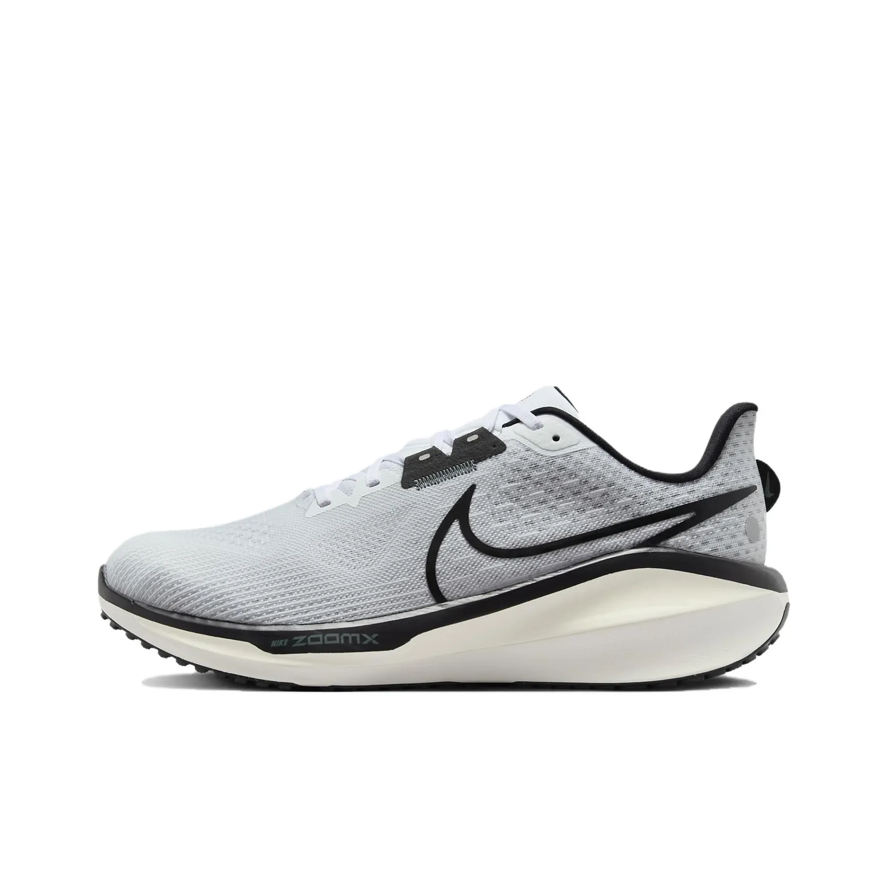 Nike Air Zoom Vomero 17 Slip Resistant, Abrasion Resistant, Breathable Low Top Casual Running Shoes Men's Gray Black