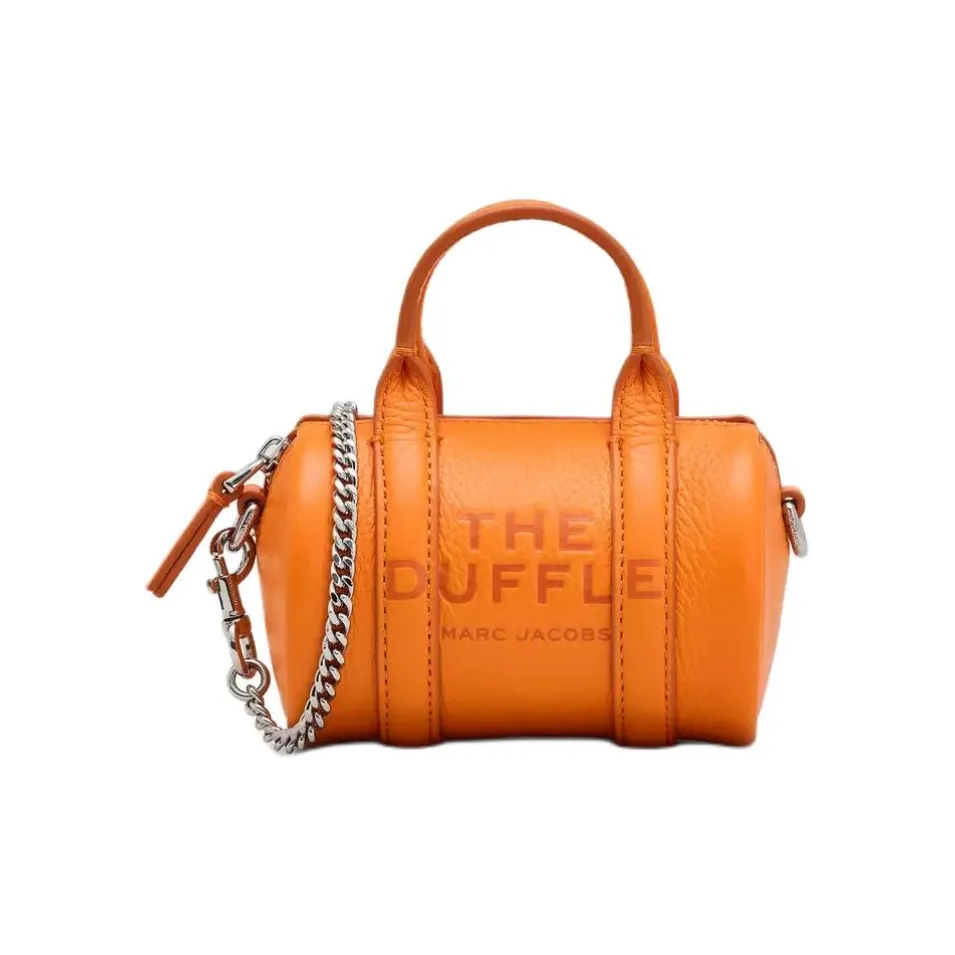 MARC JACOBS Grain Leather Handbag, Shoulder Bag, Crossbody Bag Mini Women's Citrus Orange
