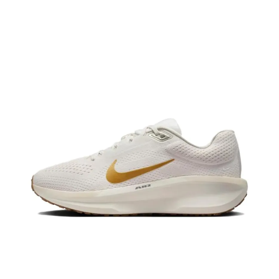 Nike Winflo 11 Phantom Light Orewood Brown Coconut Milk Metallic Gold Women's