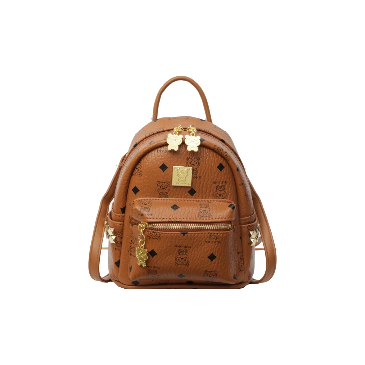 Gerlanx ПУ (полиуретан) Рюкзак Женский Белый Розовый Коричневый