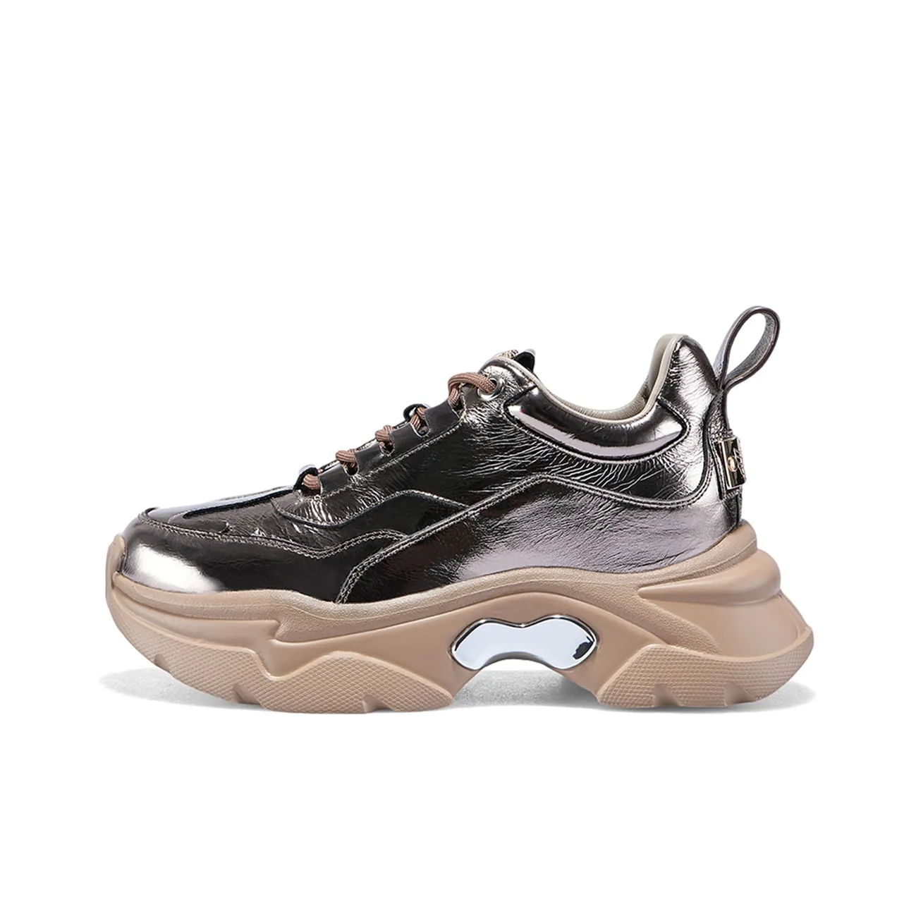 IiJin Abrasion Resistant Lightweight Height Increasing Low Top Chunky Sneakers Women's
