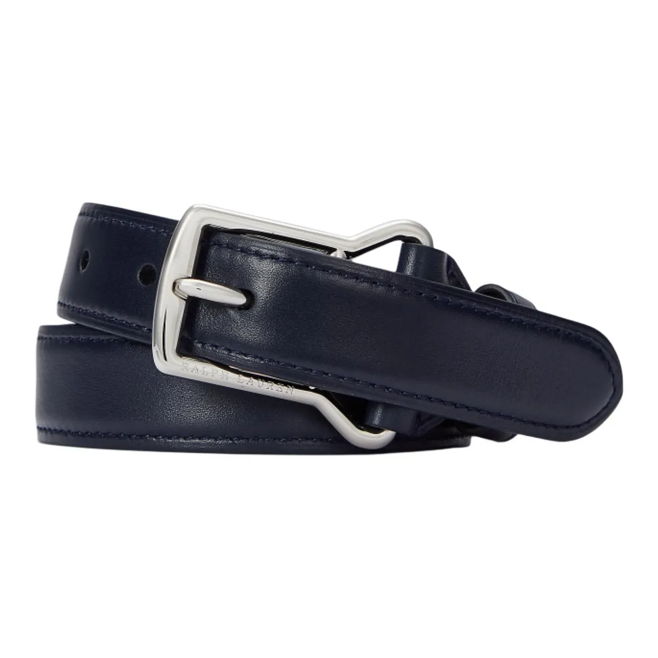 Ralph Lauren Резьба Детали Шпилька Кожаные ремни Мужской Синий 2,5CM