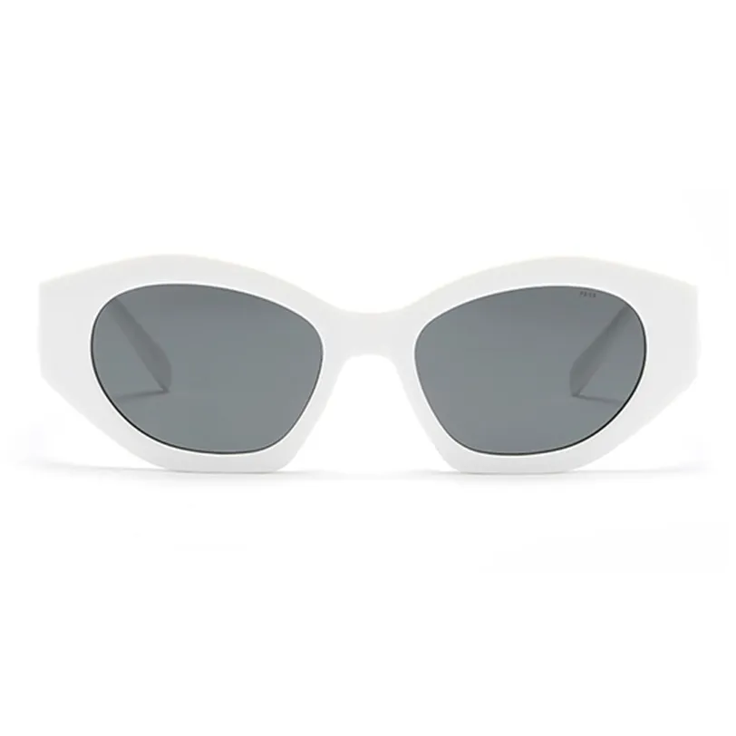 Prsr Irregular Shape Sunglasses Unisex White/Tortoiseshell