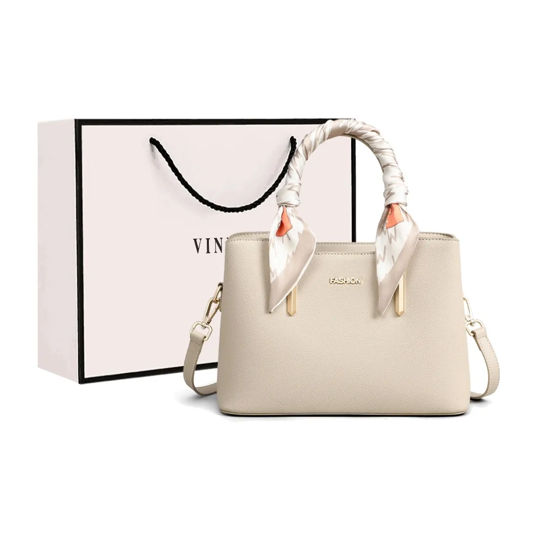 VINEY Сумка из коровьей кожи сумка через плечо сумка через плечо средний размер женская экрю