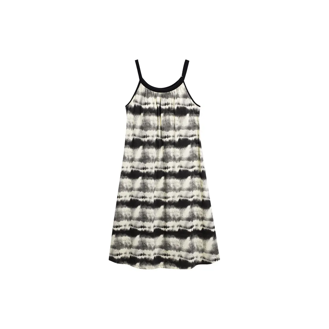 Sha Qian Nightgown Summer Women's Black