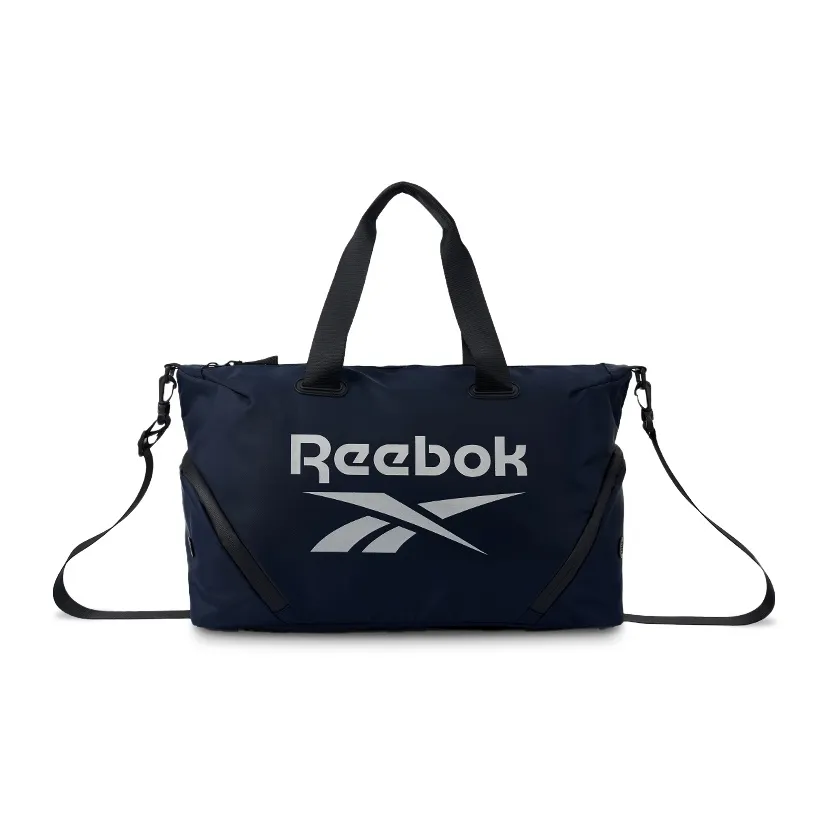 Reebok Fabric Shoulder Bag, Crossbody Bag, Portable Gym Bag Regular Unisex Black/Navy Blue/Gray Green