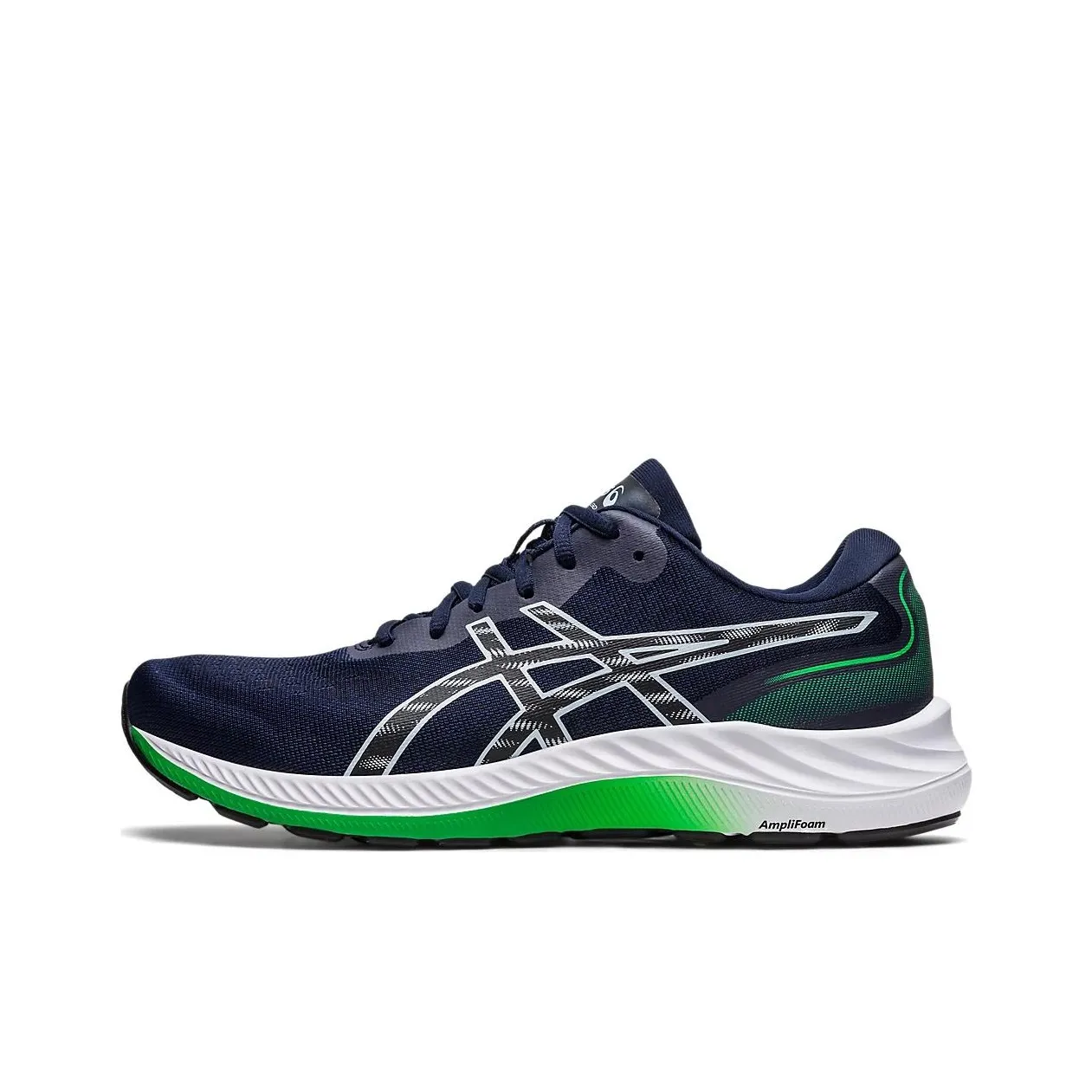 Asics Gel Excite 9 Cushioning, Wear Resistant Low Top Running Shoes Men's Midnight Black