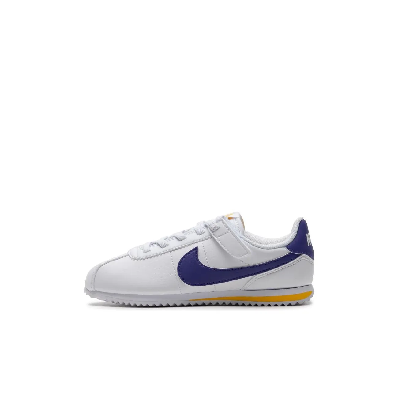 Nike Cortez EasyOn Low Топ Кэжуал Белый Синий Дети Возраст 3-7 Лет