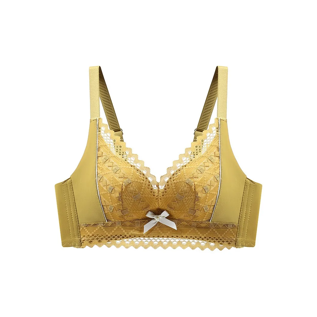Flowers In Water Bra Women's Ginger Yellow