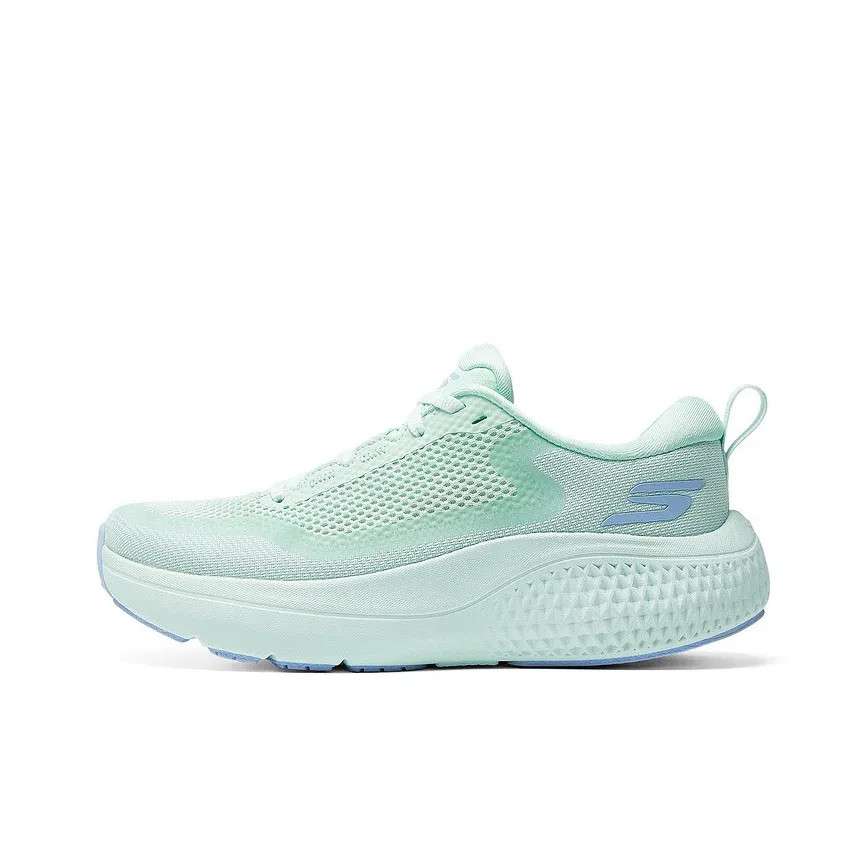 Skechers GO RUN Low Top Running Shoes Women's Green Blue