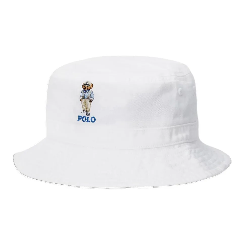 Polo Ralph Lauren Детские Белые Панамы из хлопка