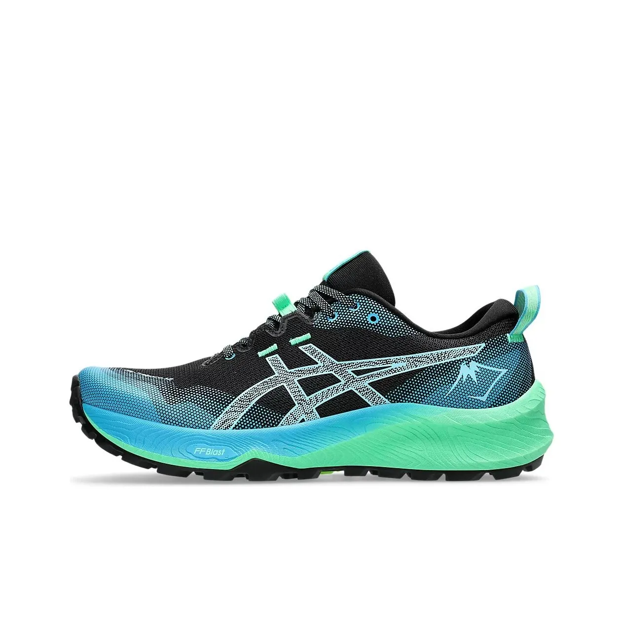 Asics Gel Trabuco 12 Low Топ Беговые кроссовки Мужские Черные Синие