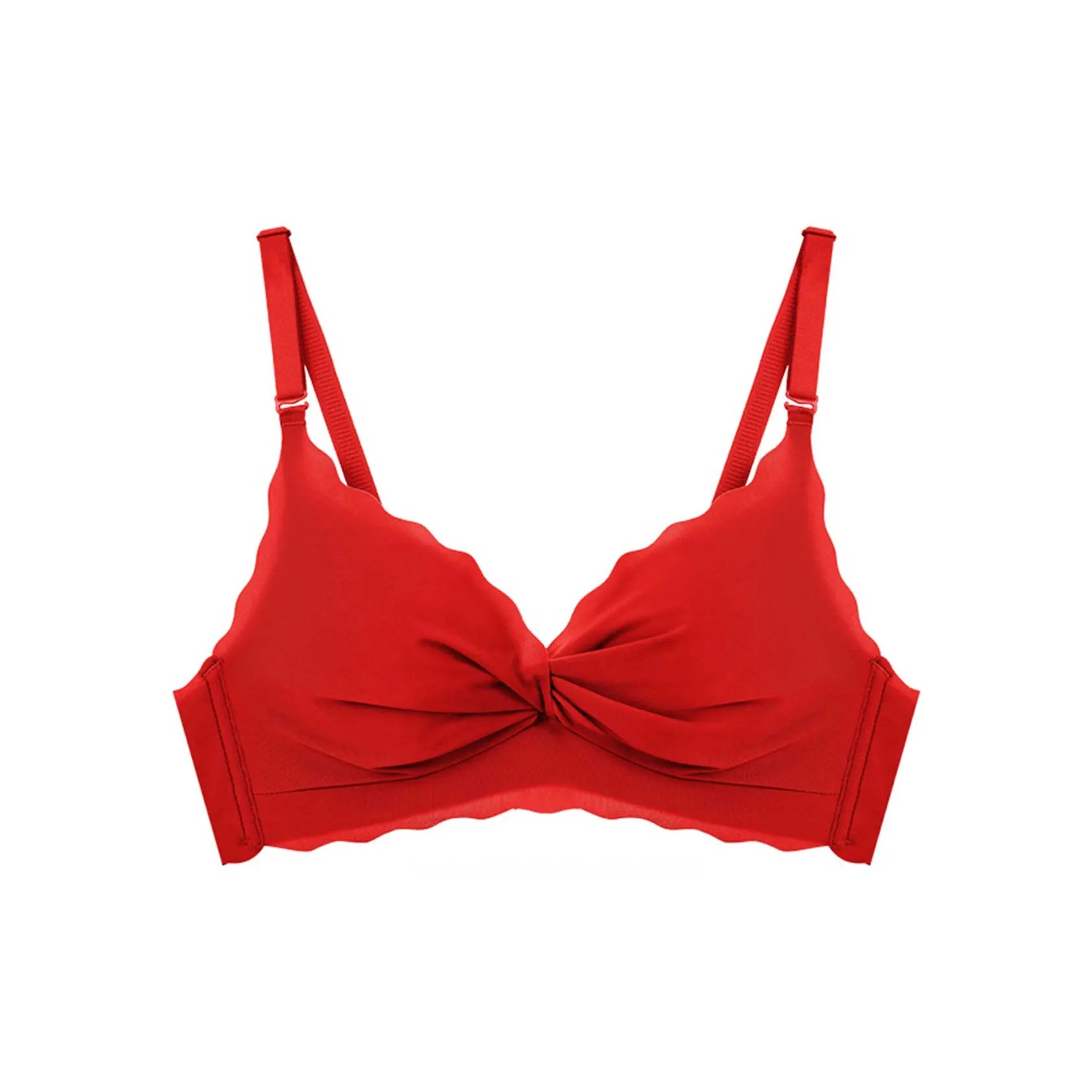 Flowers In Water Bra Women's Red