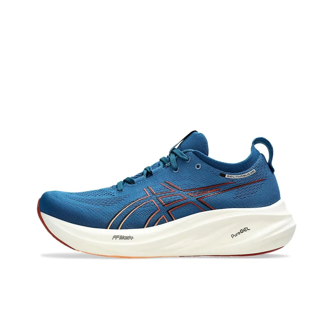 Asics GEL NIMBUS 26 Low Top Casual Running Shoes Men's Dark Blue