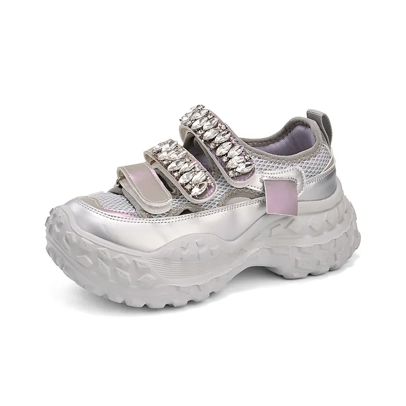 La Chapelle Breathable And Lightweight Low Top Chunky Sneakers Women's
