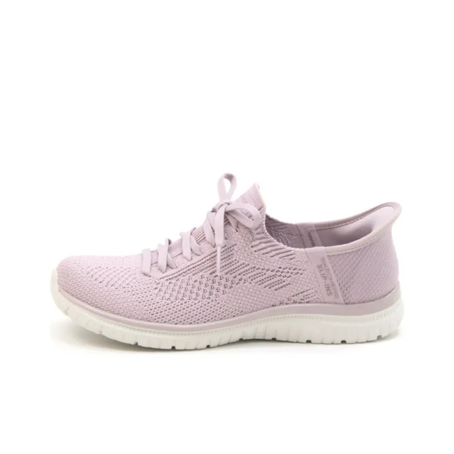 Skechers Hands Free Slip Ins Low Top Casual Shoes Women's Purple
