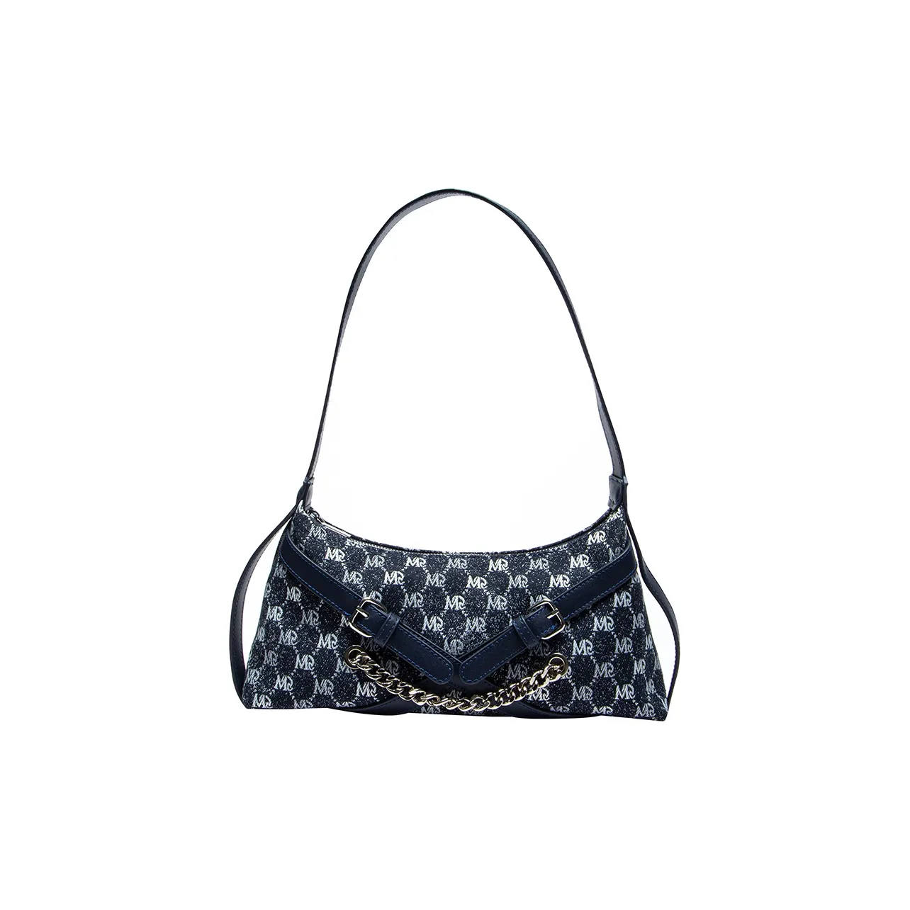 MQ Полиэстер Одно Плечо Сумка Стандартная Женская Темно-Синяя