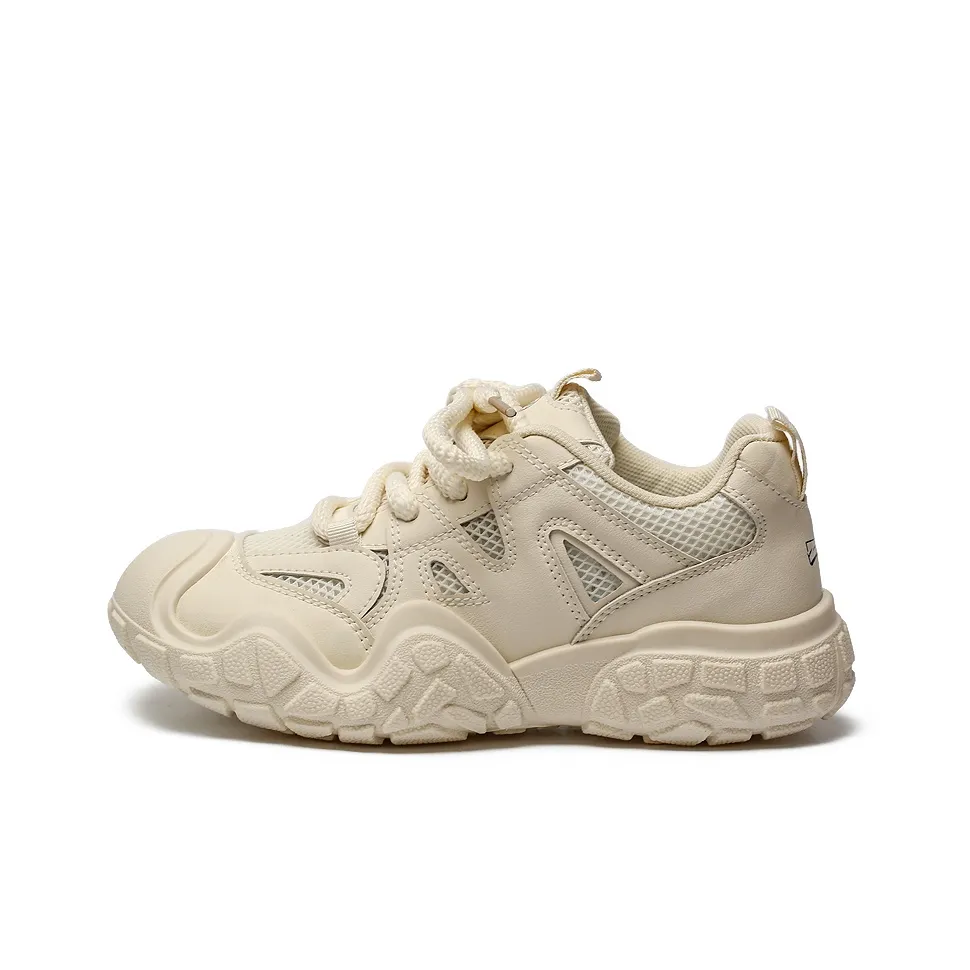 Zun'er Shock Absorbers Slip Resistant Abrasion Resistant Low Top Chunky Sneakers Women's