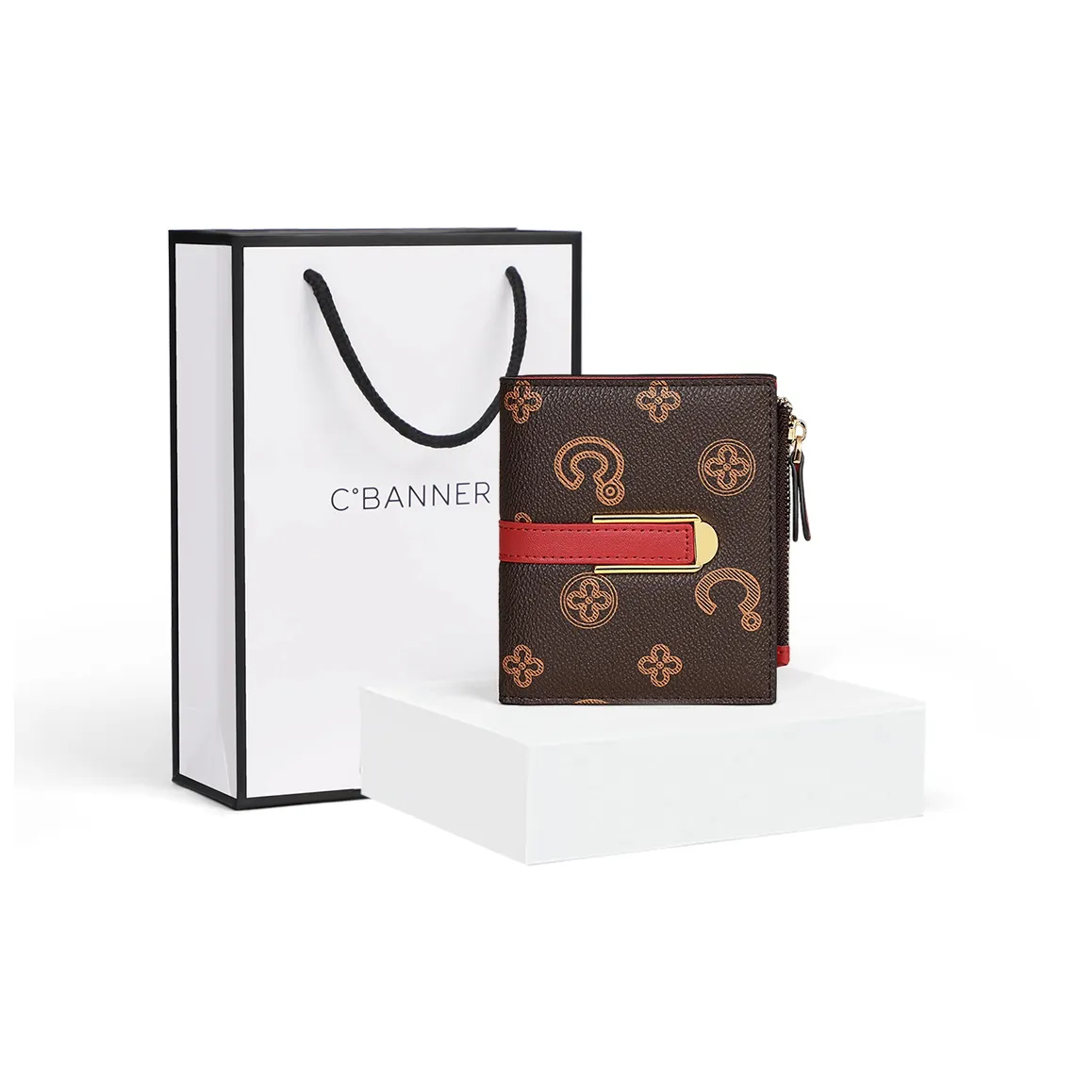 C°BANNER Синтетическая кожа Кошелек Женские Кофе