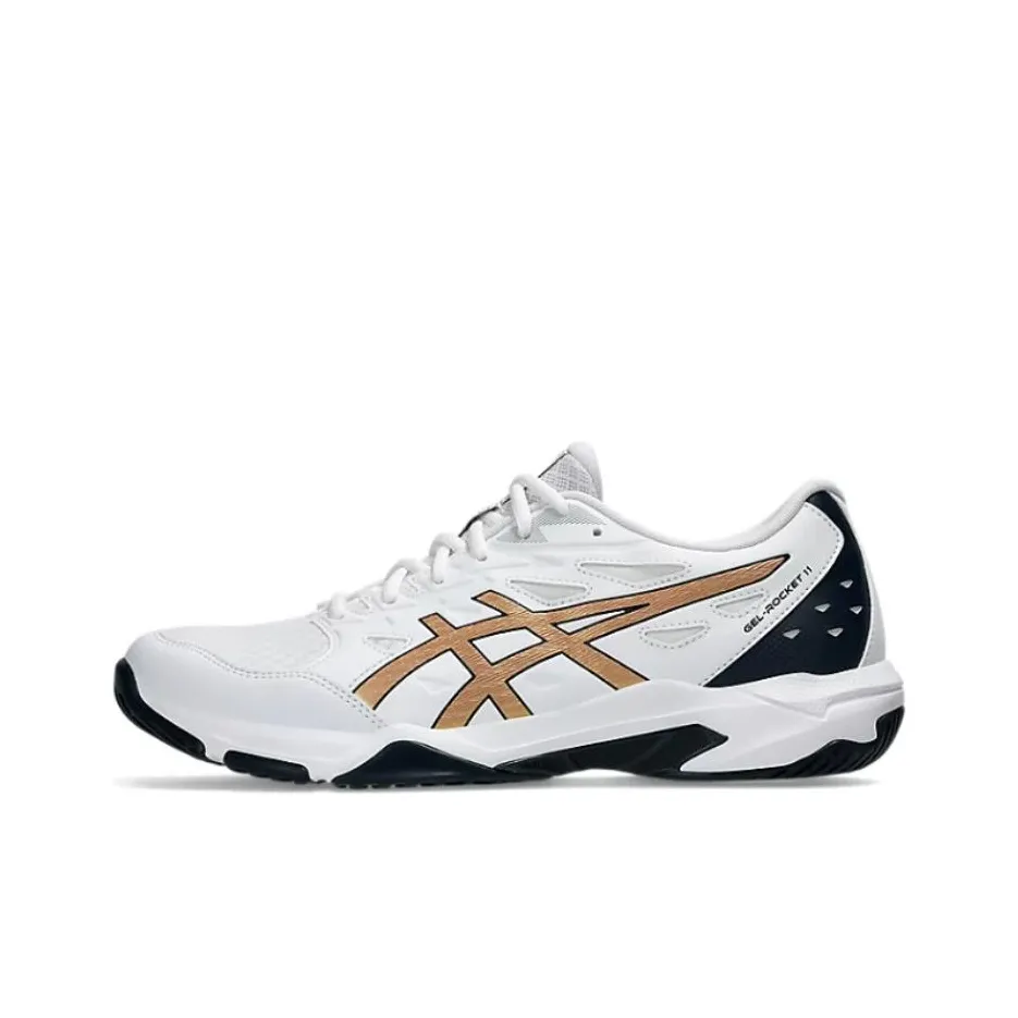 Asics Gel Rocket 11 White Pure Gold