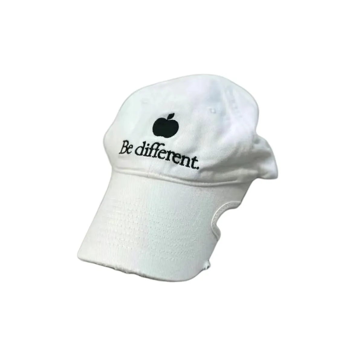 Balenciaga Cotton Baseball Caps Unisex White