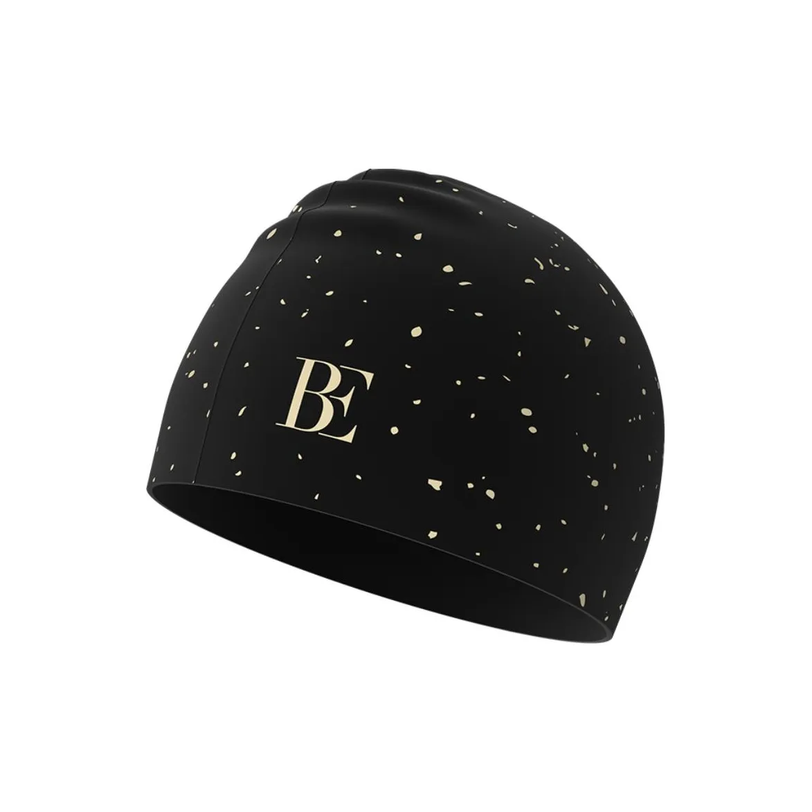 BALNEAIRE Swimming Caps Unisex Black Gold