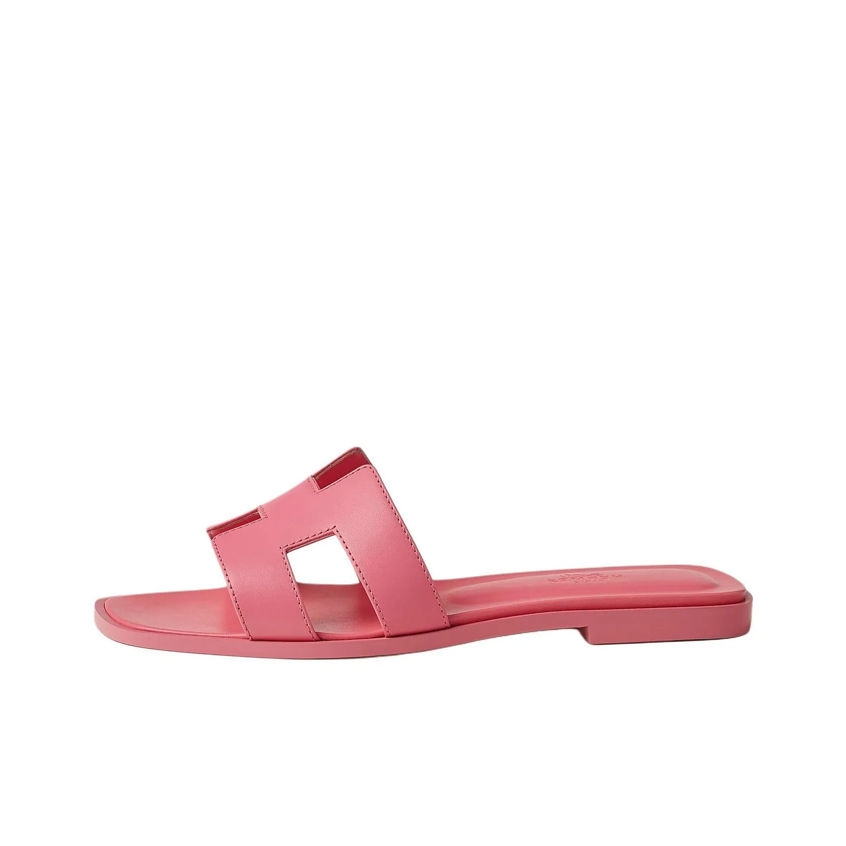 HERMES Oran Slide Slippers Women's Pink