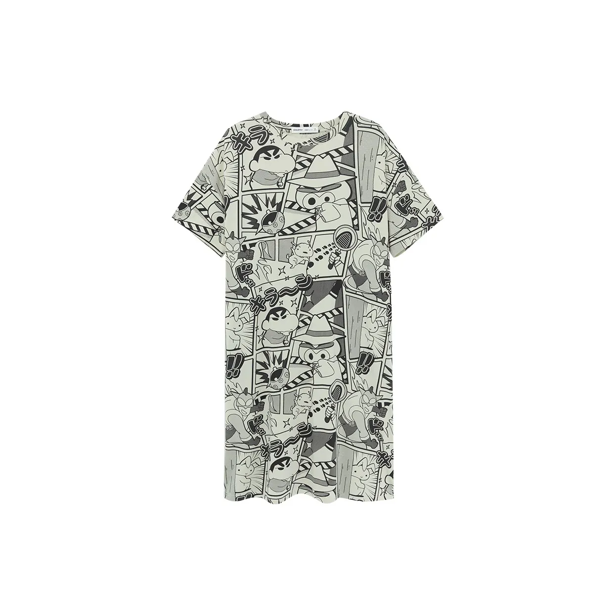 QINZUIMAO x Crayon Shinchan Nightgown Women's Light Green