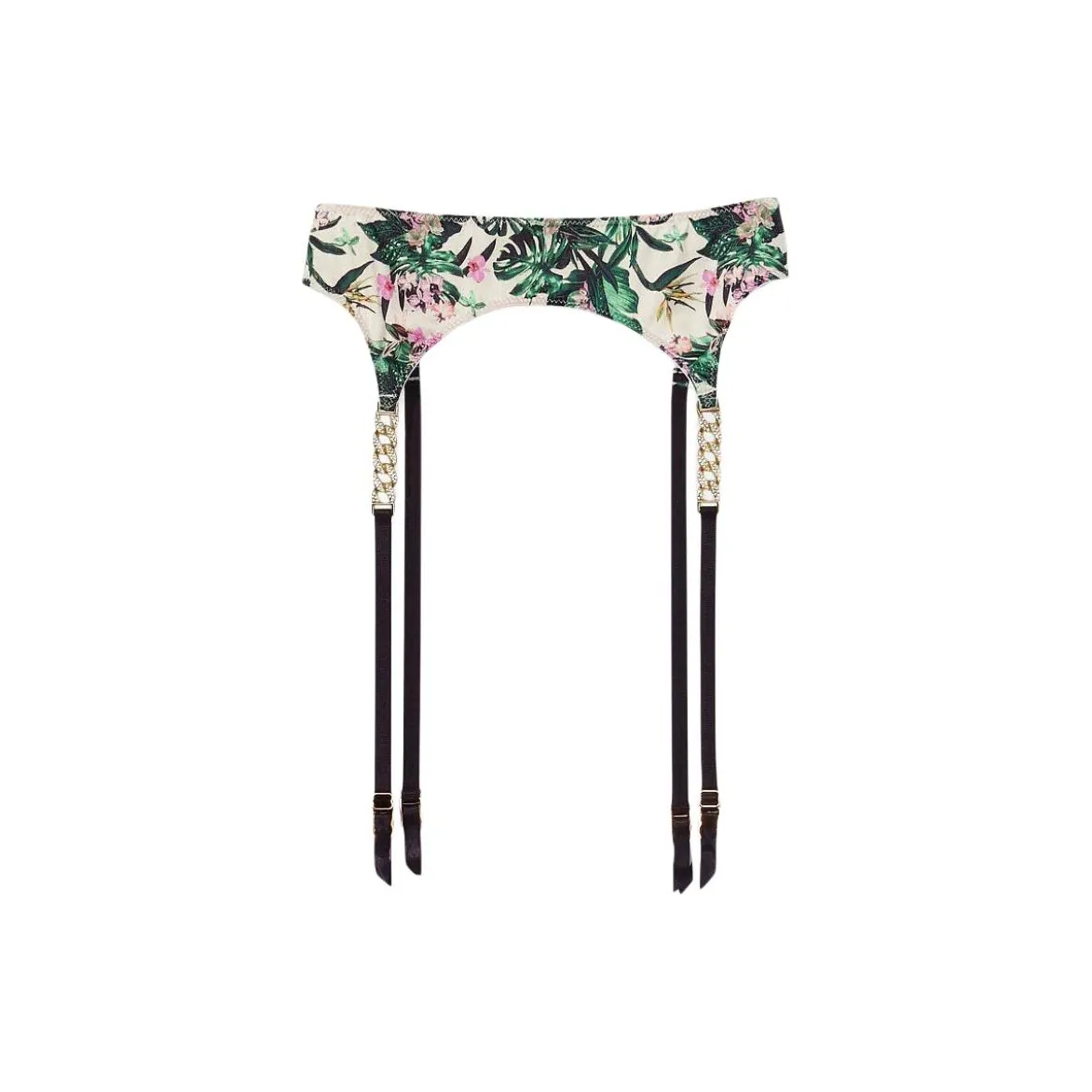 Victoria's Secret VERY Сексуальный Нижнее белье Аксессуар Женские Зеленый цветочный Принт