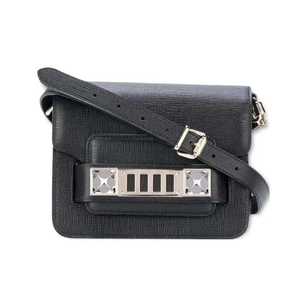 PROENZA SCHOULER Leather Shoulder Bag, Crossbody Bag Mini Women's Black