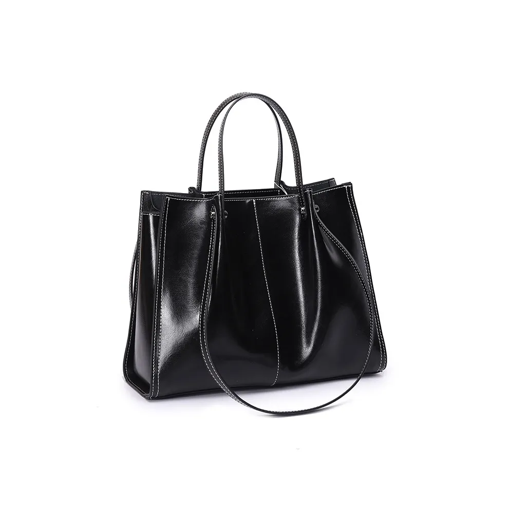 TTaG．baG Масляный воск Коровья кожа Сумка через плечо Сумка Женская