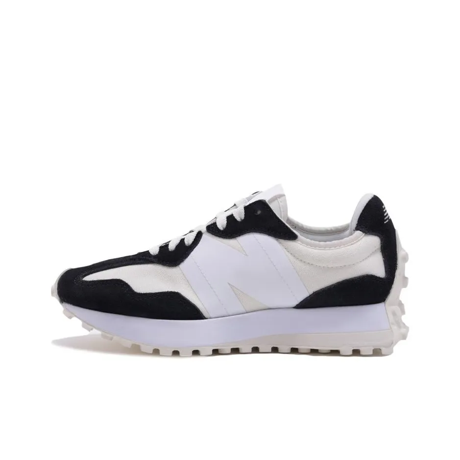 New Balance NB 327 Anti Slip Wear Resistant Low Top Casual Shoes Women's Beige White Black