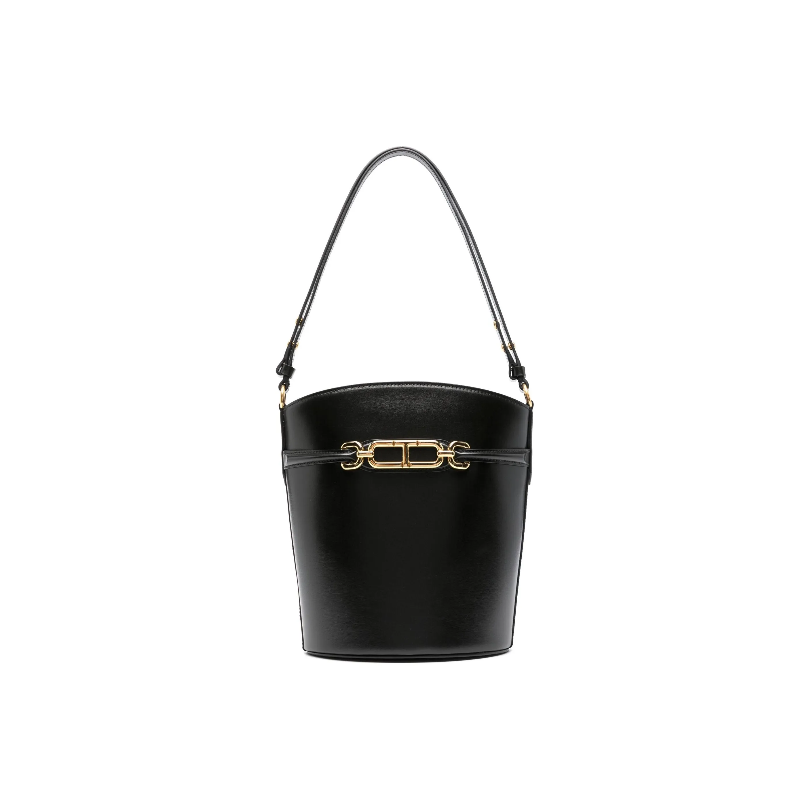 TOM FORD Calfskin Bucket Bag, Handbag, Shoulder Bag Women's Black